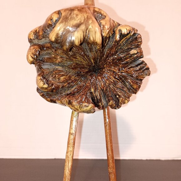 Mexican Souvenir Hand Carved Wooden Bird Sculpture MCM - Picture 4 of 13